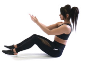 V Sit Rowing