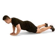 Kneeled Diamond Push-Ups