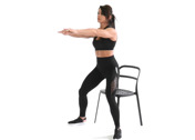 Sumo Chair Squats