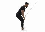 Cable Standing Lat Pushdown
