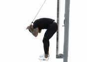 Cable Standing Crunch