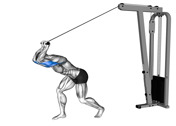 Extended Cable Overhead Triceps Extension