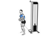 Cable Incline Squeeze Press