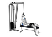 Cable Lying Face Pull