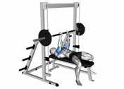Smith Close Grip Bench Press