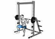 Smith Sumo Chair Squat