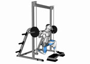 Smith Front Foot Elevated Split Squat