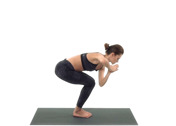 Extended Arms Chair Pose